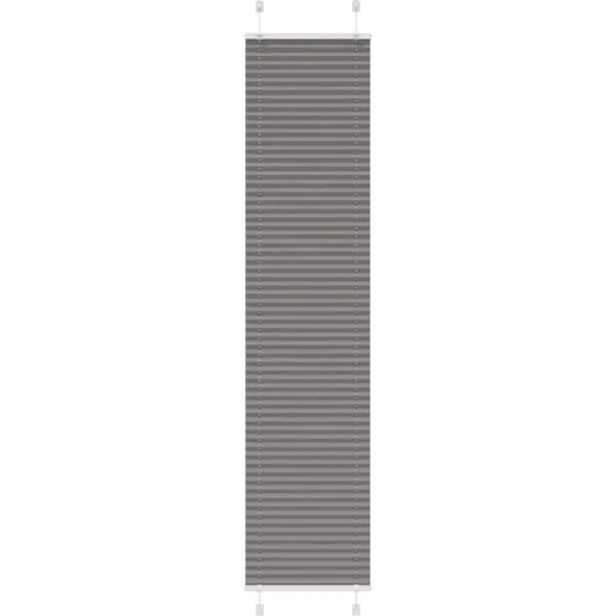vidaXL Plisségardin Antracit 45x200 cm, 100 % Polyester