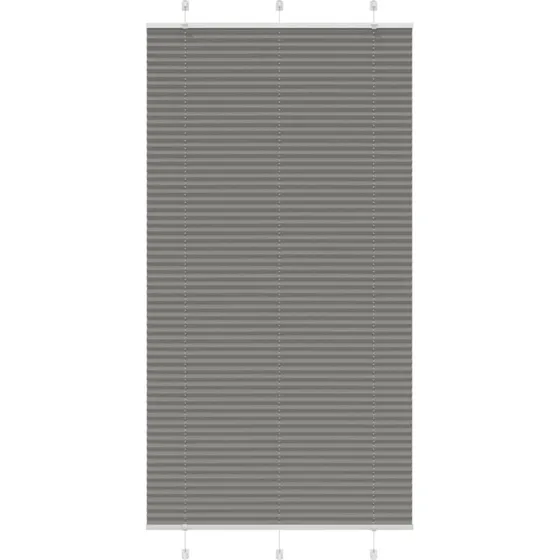 vidaXL Plisségardin Antracit 105x200 cm