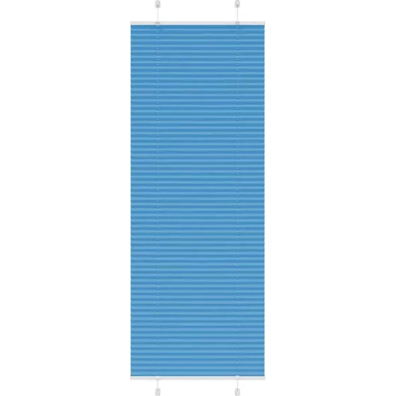 vidaXL Plisségardin Blå 70x200 cm, 69,4 cm Stofbredde, Polyester