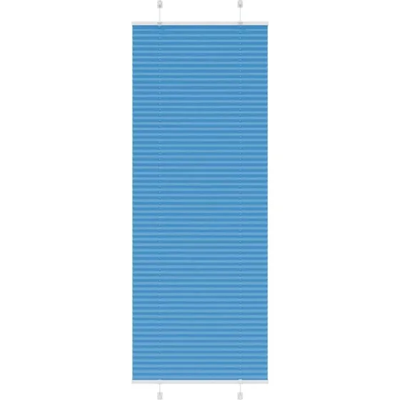 vidaXL Plisségardin Blå 80x200 cm, 79,4 cm stofbredde, 100 % polyester