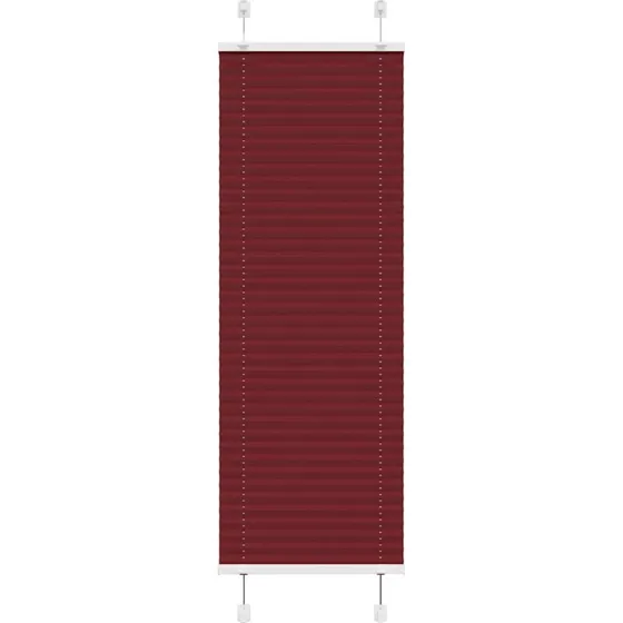 vidaXL Plisségardin Bordeauxrød 50x150 cm