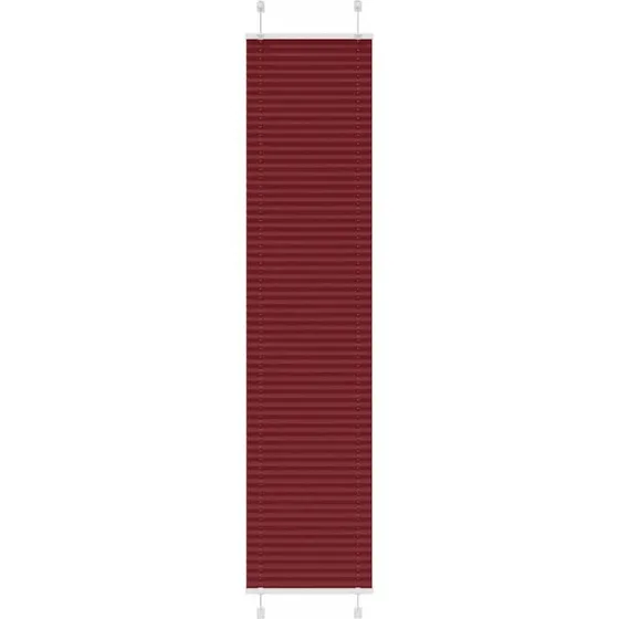 vidaXL Plisségardin Bordeauxrød 40x200 cm