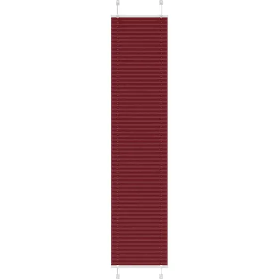 vidaXL Plisségardin Bordeauxrød 45x200 cm