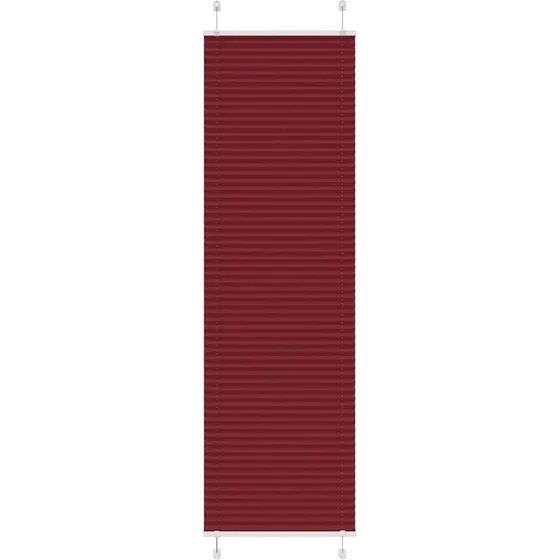 vidaXL Plisségardin Bordeauxrød 55x200 cm