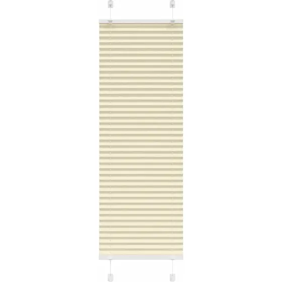 vidaXL Plisségardin Fløde 40x100 cm, 39,4 cm Stofbredde, Polyester