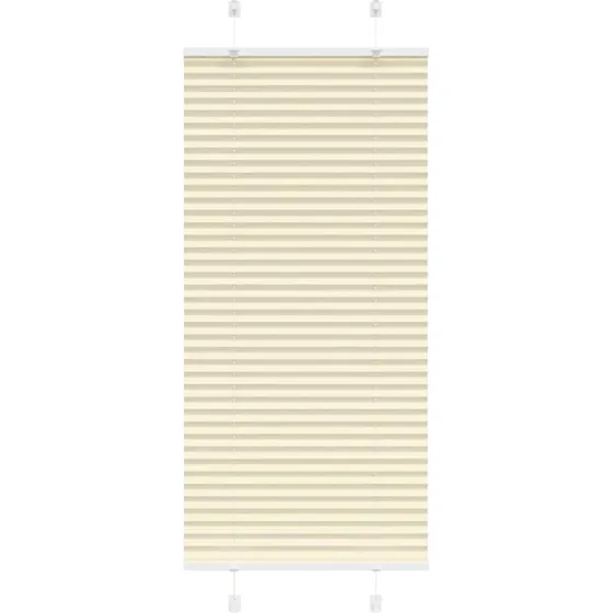 vidaXL Plisségardin Fløde 65x100 cm, 100% Polyester