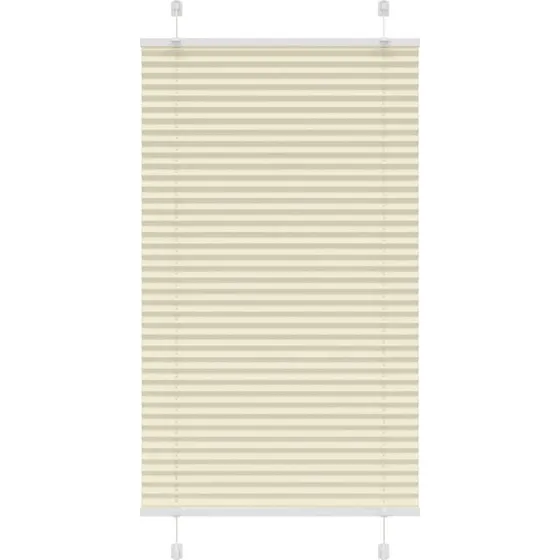 vidaXL Plisségardin Fløde 80x100 cm, 100% Polyester