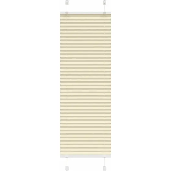 vidaXL Plisségardin Fløde 50x150 cm, 49,4 cm Stofbredde, Polyester