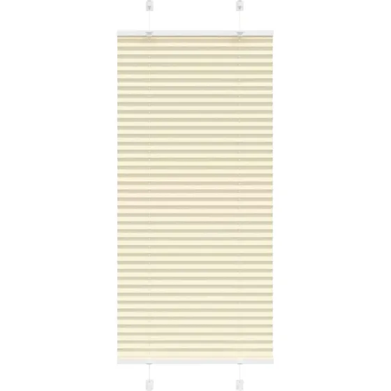vidaXL Plisségardin Fløde 60x150 cm, 100% Polyester