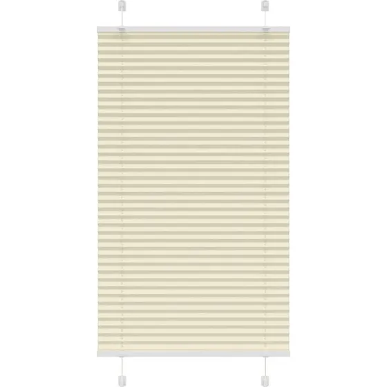 vidaXL Plisségardin Fløde 75x150 cm, 100% Polyester