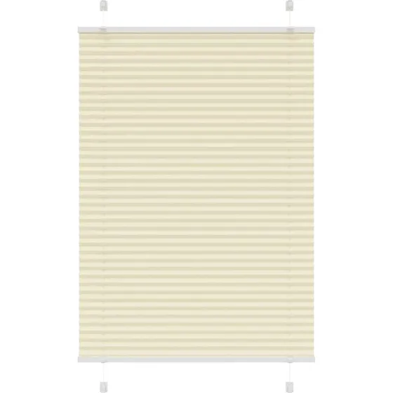 vidaXL Plisségardin Fløde 95x150 cm, 100% Polyester