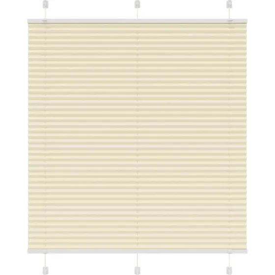 vidaXL Plisségardin Fløde 115x150 cm, 100% Polyester
