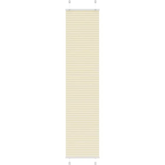 vidaXL Plisségardin fløde 40x200 cm, 100 % polyester