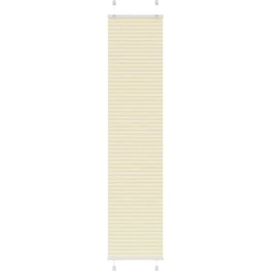 vidaXL Plisségardin Fløde 50x200 cm, 49,4 cm Stofbredde, Polyester