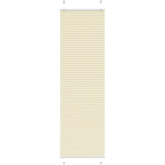vidaXL Plisségardin fløde 55x200 cm, 100 % polyester