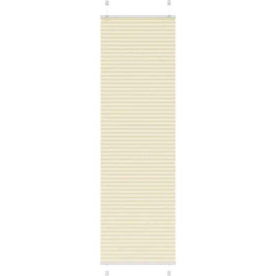 vidaXL Plisségardin fløde 60x200 cm, 100 % polyester
