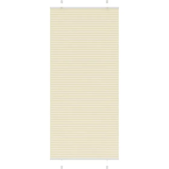 vidaXL Plisségardin Fløde 85x200 cm, 100% Polyester