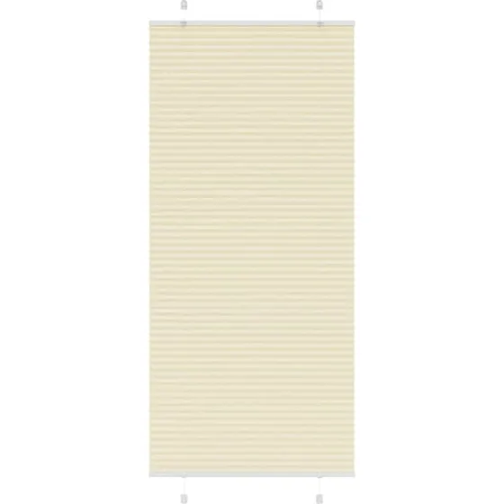 vidaXL Plisségardin fløde 90x200 cm