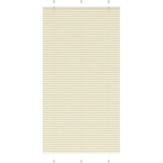 vidaXL Plisségardin Fløde 105x200 cm, 100% Polyester