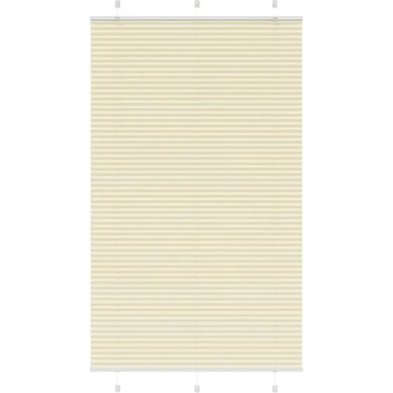 vidaXL Plisségardin fløde 110x200 cm
