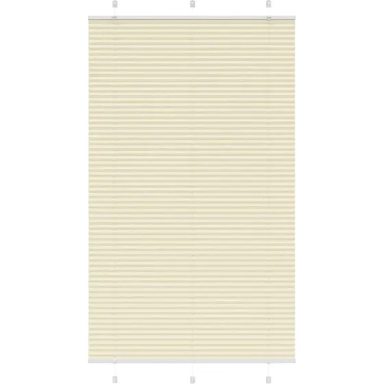 vidaXL Plisségardin Fløde 120x200 cm, 119,4 cm Stofbredde, Polyester
