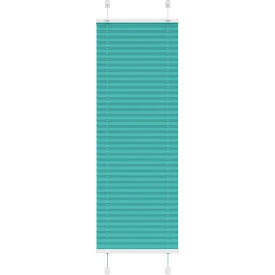 vidaXL Plisségardin Benzin Grøn 40x100 cm, 39,4 cm Stofbredde, Polyester