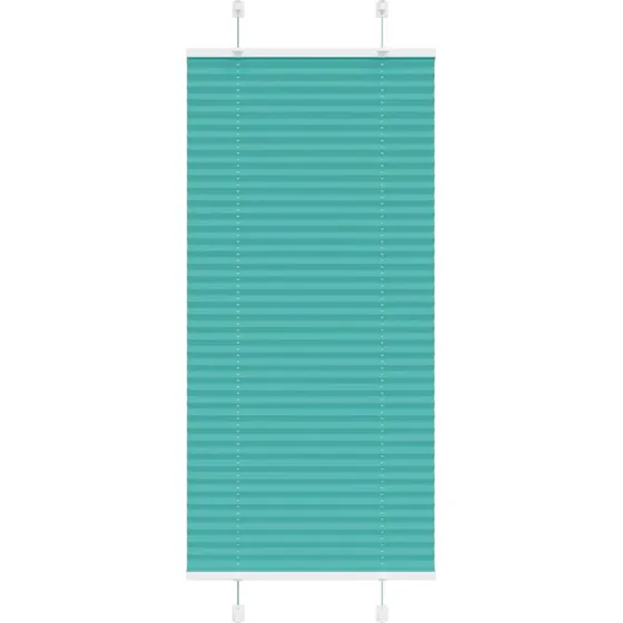 vidaXL Plisségardin Benzin Grøn 60x100 cm