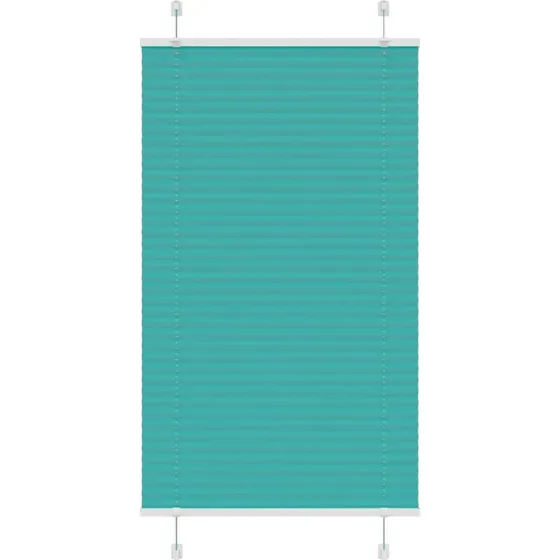 vidaXL Plisségardin Benzin Grøn 80x100 cm