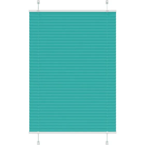 vidaXL Plisségardin Benzin Grøn 90x100 cm, 100% Polyester