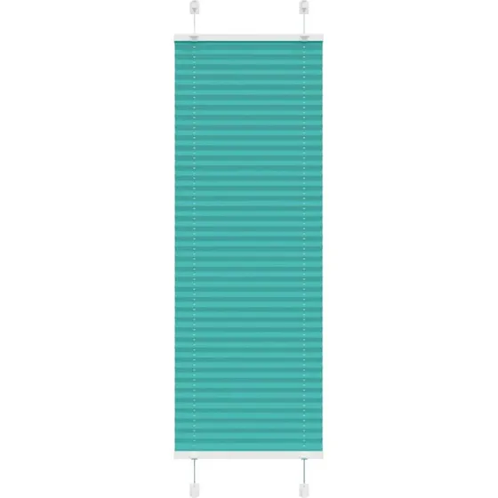 vidaXL Plisségardin Benzin Grøn 45x150 cm, 100% Polyester