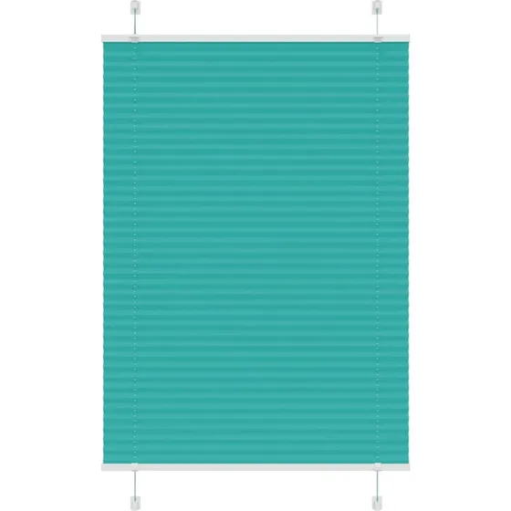 vidaXL Plisségardin Benzin Grøn 95x150 cm