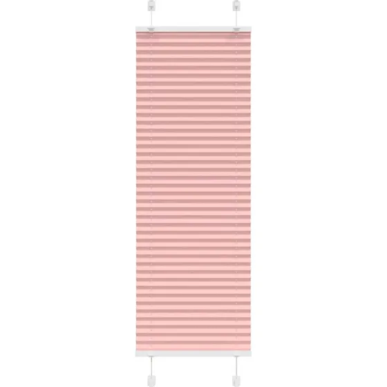 vidaXL Plisségardin Lyserød 40x100 cm