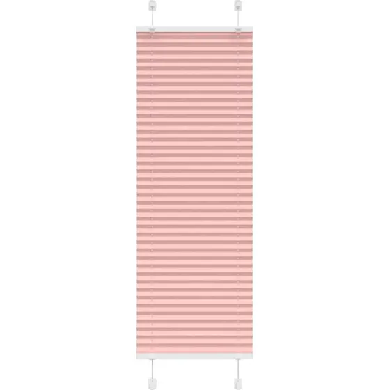 vidaXL Plisségardin Lyserød 50x100 cm