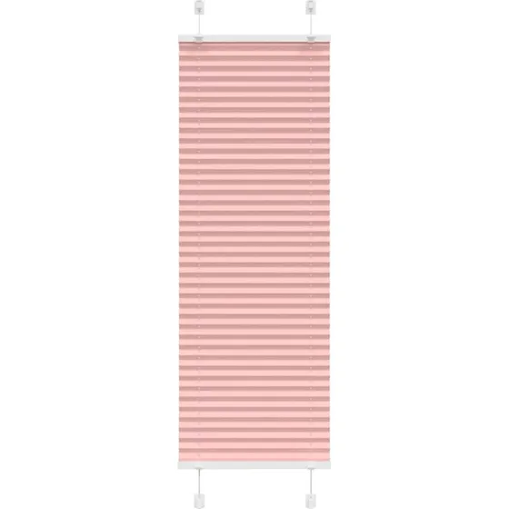 vidaXL Plisségardin Lyserød 50x150 cm