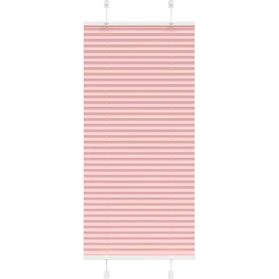 vidaXL Plisségardin Lyserød 55x150 cm