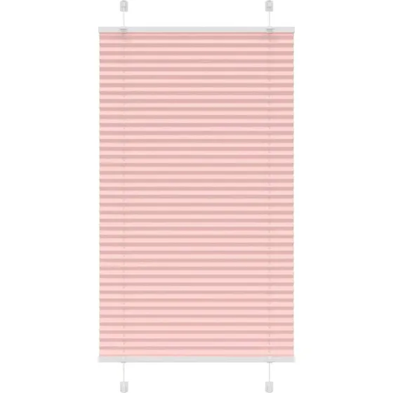 vidaXL Plisségardin Lyserød 80x150 cm