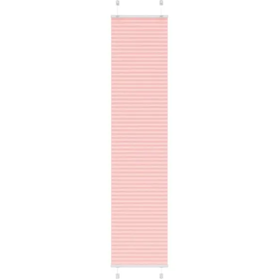 vidaXL Plisségardin Lyserød 40x200 cm, 39,4 cm stofbredde, 100 % polyester