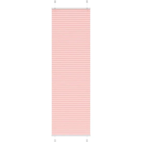 vidaXL Plisségardin Lyserød 55x200 cm