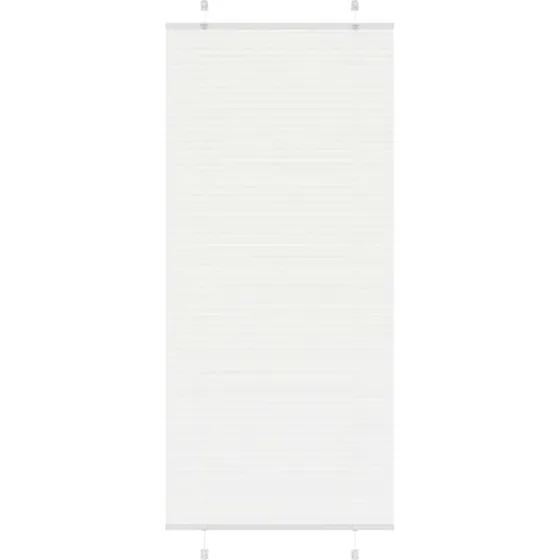 vidaXL Plisségardin Hvid 90x200 cm