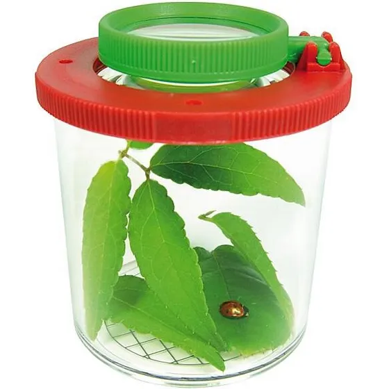 Insektglas med forstørrelsesglas Ø 6 cm, højde 7 cm