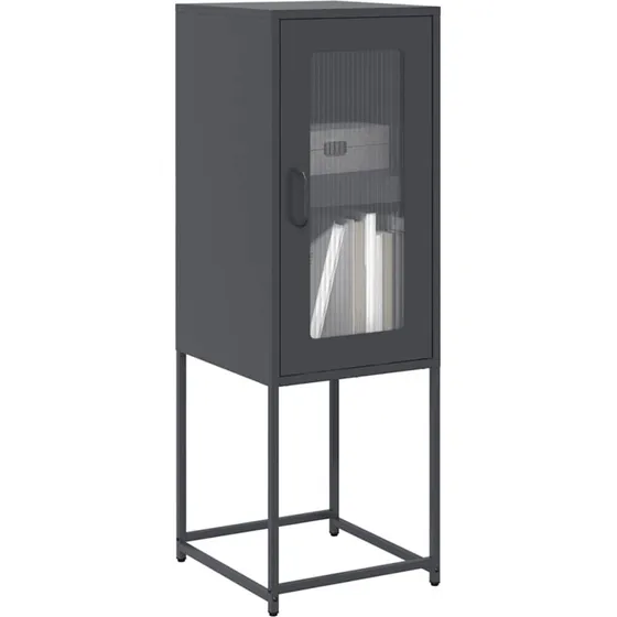 vidaXL Skænk 36x39x107 cm koldvalset stål antracitgrå