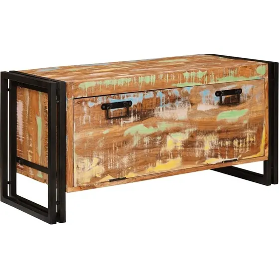 vidaXL Sko skab med dør Brun 90 x 38 x 45 cm