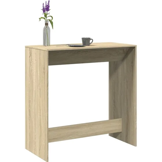 vidaXL Barbord 102x50x103,5 cm Konstrueret Træ Sonoma-eg