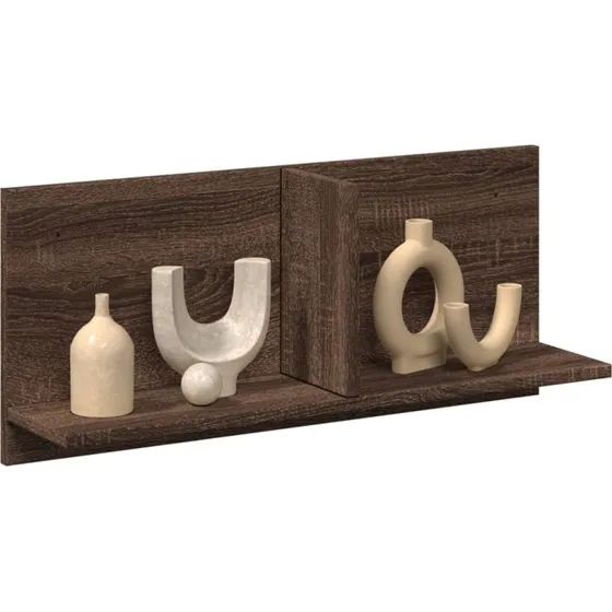 vidaXL Vægskab 70x16,5x30 cm Konstrueret Træ Brun
