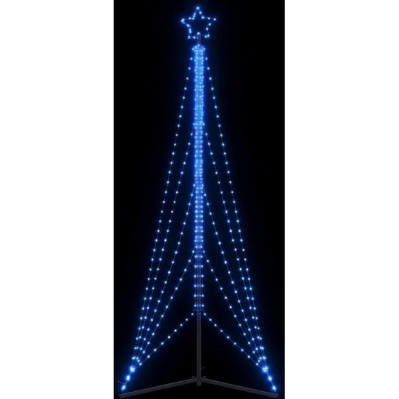 vidaXL LED-juletræ 302 cm 525 LED'er blåt lys