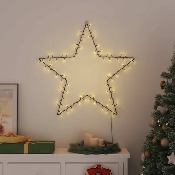 vidaXL Julelys Stjernesilhuet 115 LED Varm Hvid