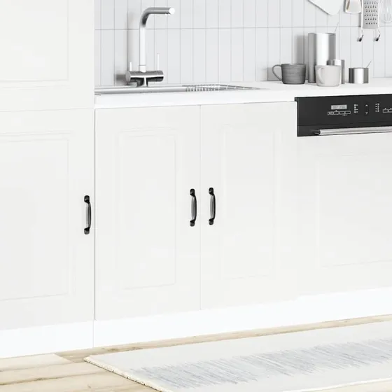 vidaXL Underskab Kalmar 80x46x81,5 cm hvid konstrueret træ