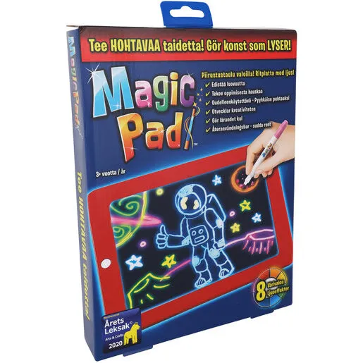 Magic Pad Lysende tegnetavle med neon – 8 lyseffekter