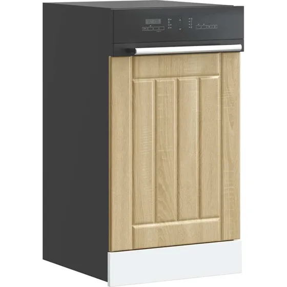 vidaXL Lucca konstrueret træ sonoma-eg opvaskemaskinepanel