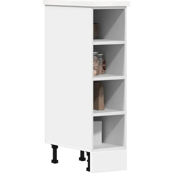 vidaXL Underskab Riga Hvid 20x44,5x81,5 cm Konstrueret Træ